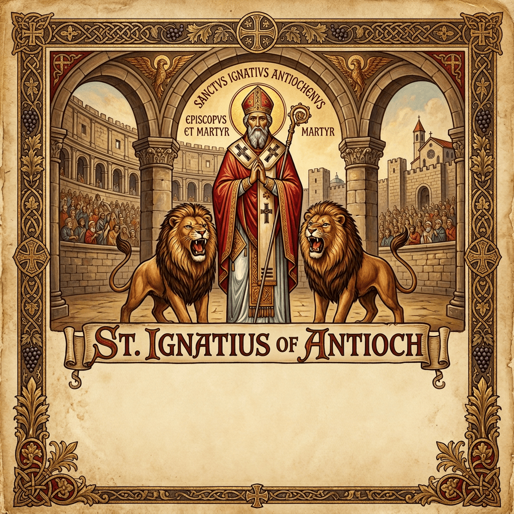 Saint image with name only